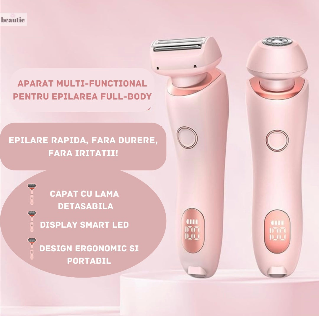 SmoothBabe - Aparat de Ras Fullbody, Rezistent la Apa