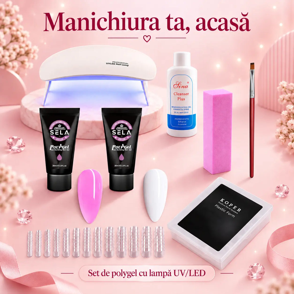 FastNails 2.0 Kit Complet Polygel