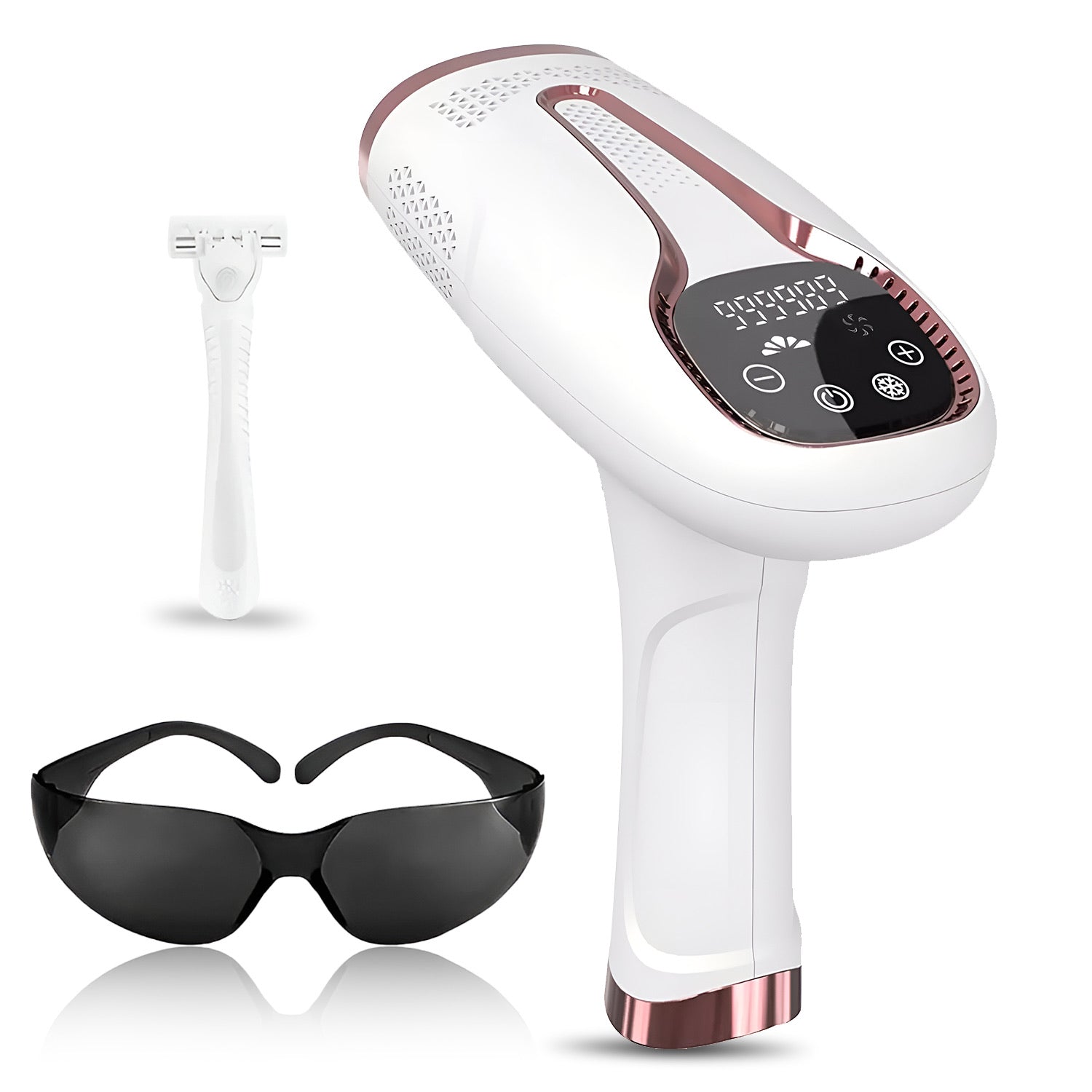 Epilator IPL Silky, Epilare Definitiva Fara Durere, 999.000 Impulsuri