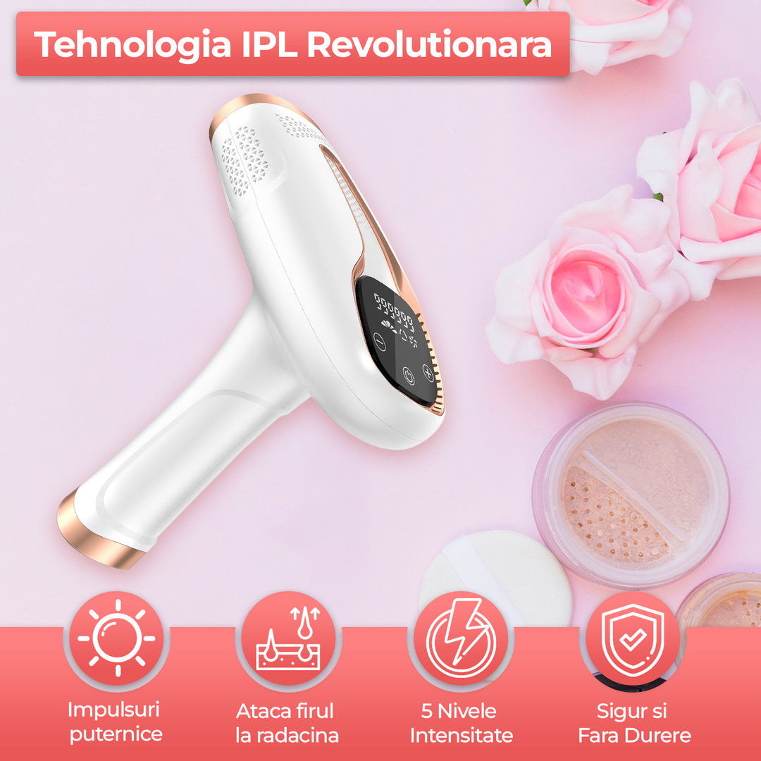 RESIGILAT(Produs ca nou, ambalaj cu urme, beneficiaza de garantie si drept de retur) - Epilator IPL Silky