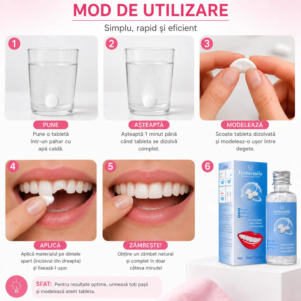 DentalFix Kit pentru Reparare Dentara Provizorie