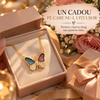 Colier Butterfly Charm - Magnetic cu Efect de Schimbare a Culorii
