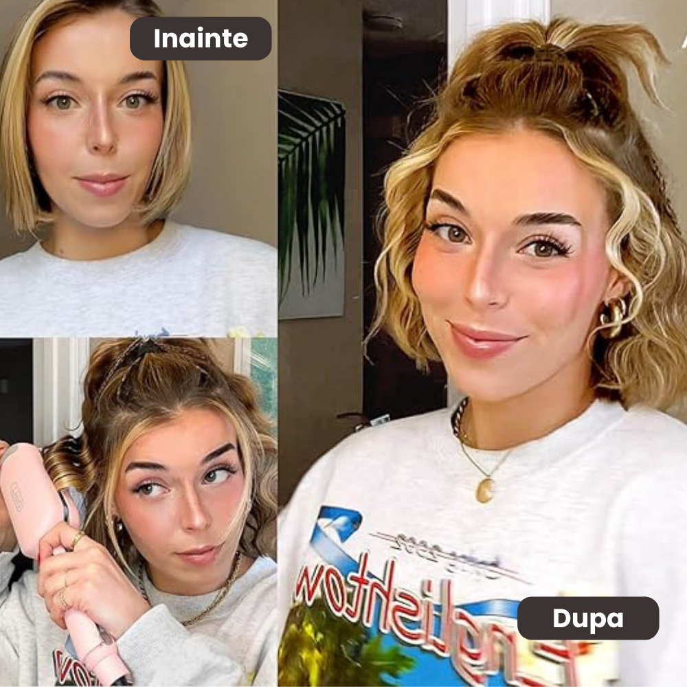 Placa pentru Ondulat Parul, Valuri - Wavie