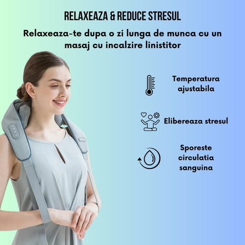 CerviCare Aparat Masaj Profesional, Imita Masajul Manual