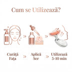 Dispozitiv Facial FineSkin pentru Ingrijirea Zonei Gatului si a Fetei, 7 Culori