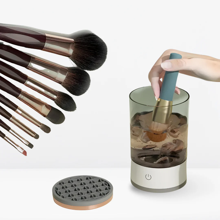 GlowyBrush Curatator Pensule Machiaj Ultrasonic